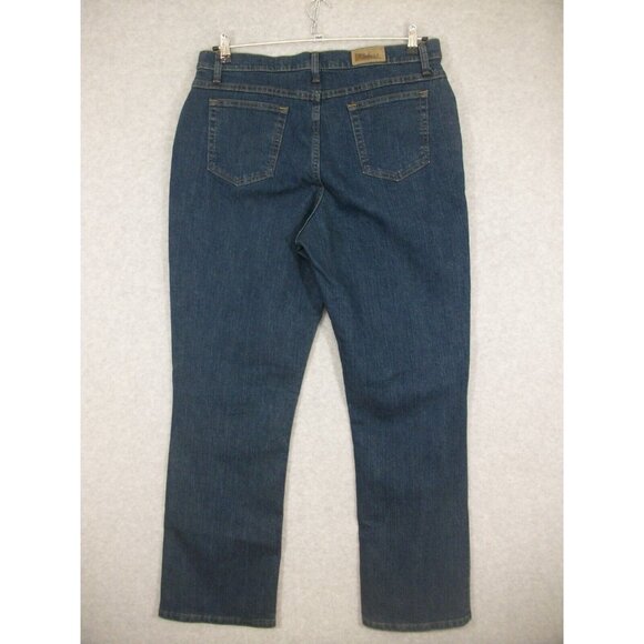 Lee Riders Women's Jeans Mid Rise Boot Cut Dark Wash Stretch 18M - Picture 2 of 7